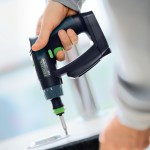 festool cxs compact drill in use