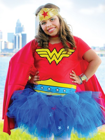 Mekinley Elrod may not be able to leap the Ohio River or the tall buildings of Louisville behind her in a single bound, but the Corydon sixth grader is a caped crusader just the same for the Kosair Children’s Hospital in Louisville. Mekinley donned the Wonder Woman costume on a Media Day last year at Kosair for a fund drive. Despite her own health challenges, she works hard to put smiles on the faces of other children who are patients at Kosair. Photo by Sharon Sparks