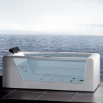 Ariel Platinum AM152JDTSZ Whirlpool Bathtub 2 with ocean