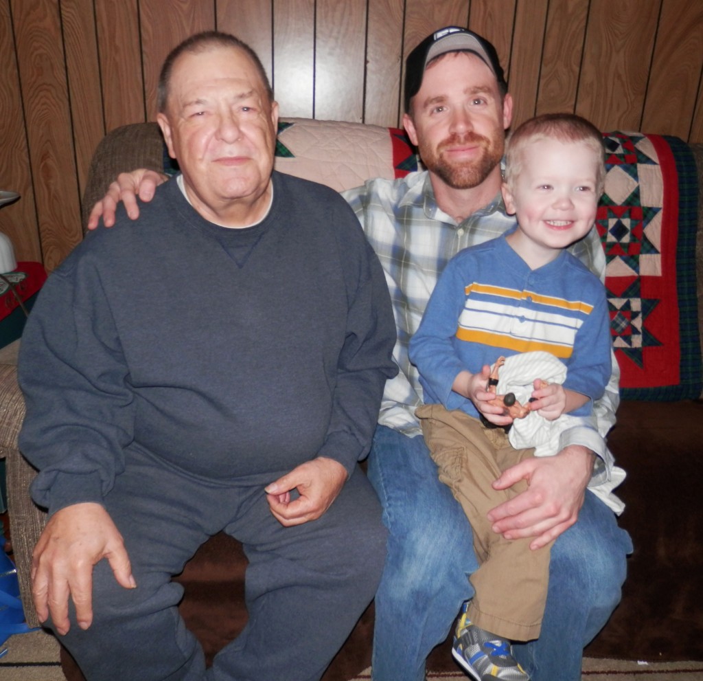 Patricia Daugherty submitted this photo of her husband Ron, son Ryan and grandson Raylan.