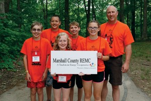 Marshall County REMC's students at the 2016 Touchstone Energy Camp
