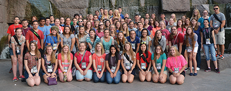 Eighty-one Indiana students traveled to Washington, D.C., for Youth Tour.