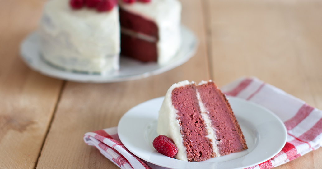 Homemade cake "Red Velvet"