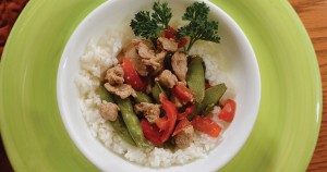 stir-fried pork