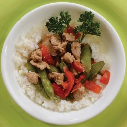 Stir-fried pork