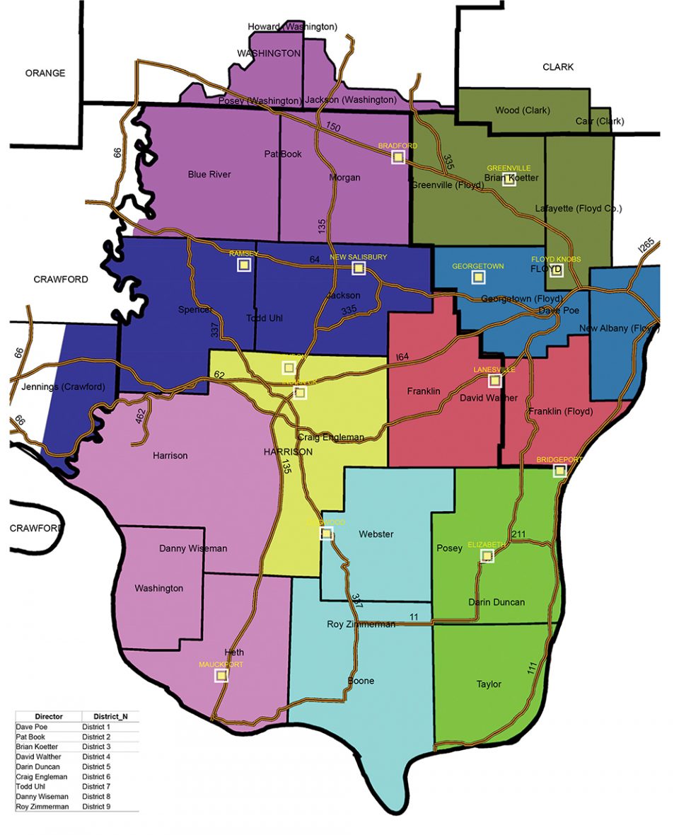 Board district boundaries change Indiana Connection