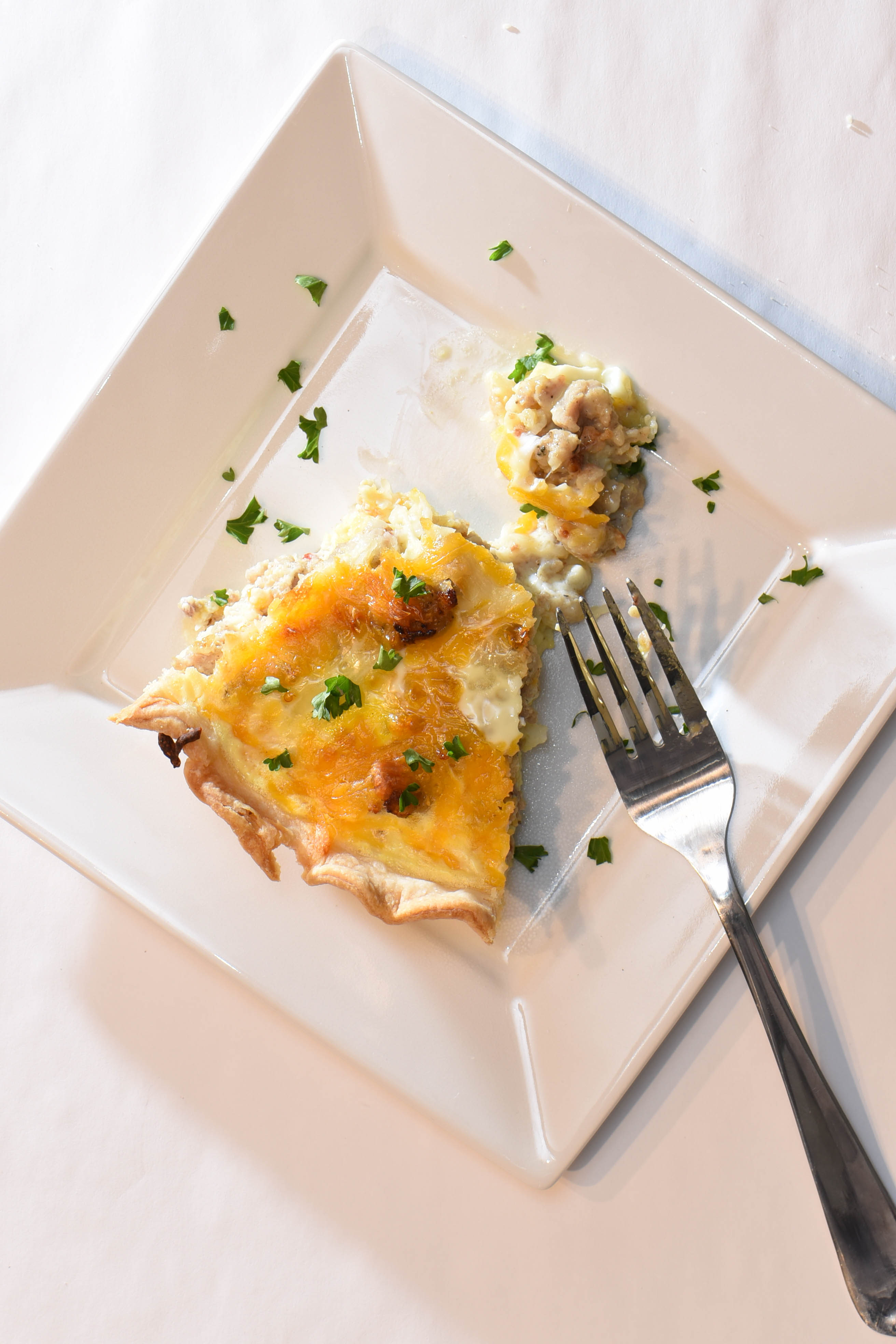 Egg and Sausage Quiche - Indiana Connection