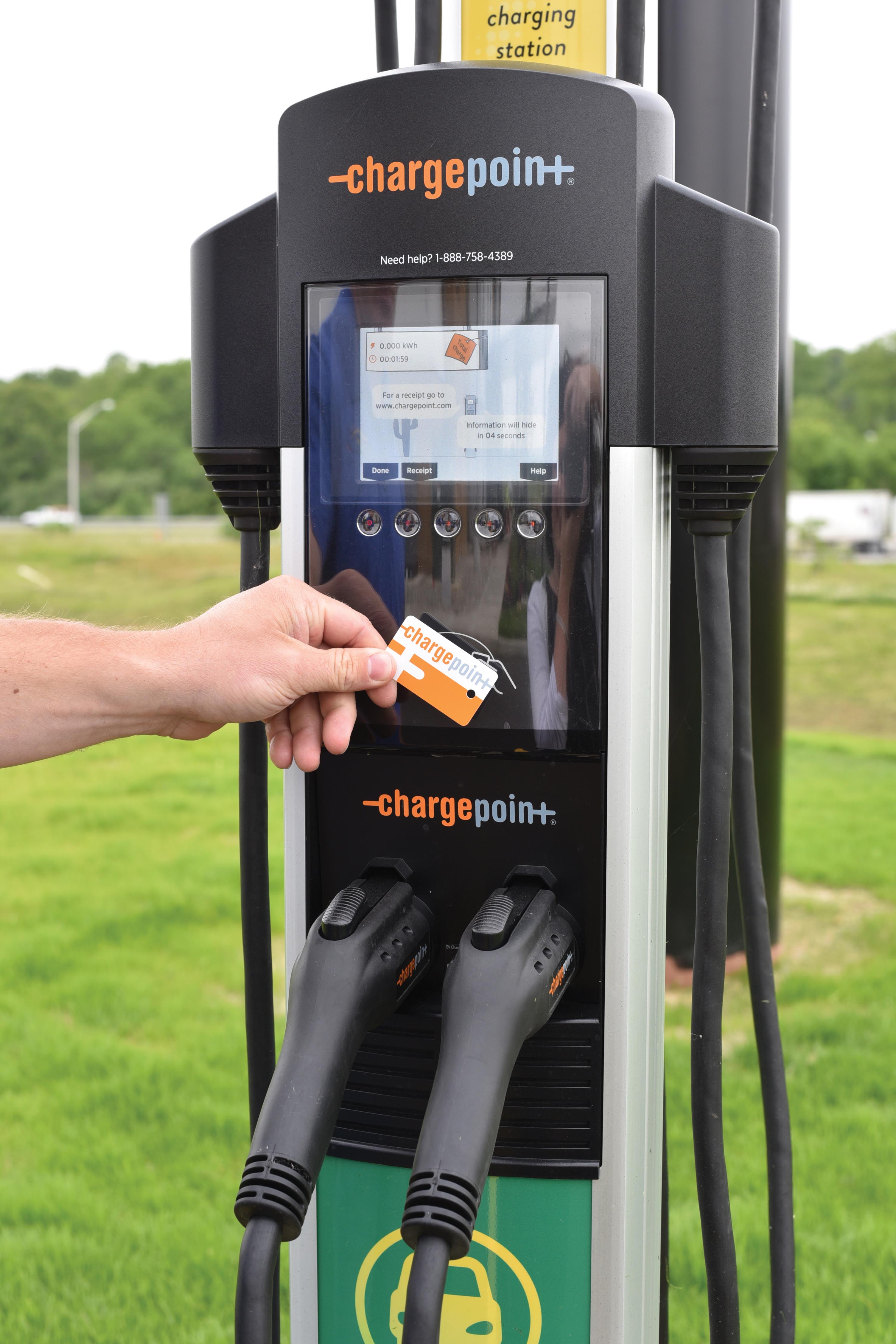 New electric vehicle charging station - Indiana Connection