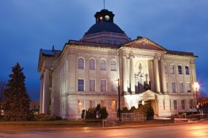 Boone County historic courthouse in Lebanon, Indiana