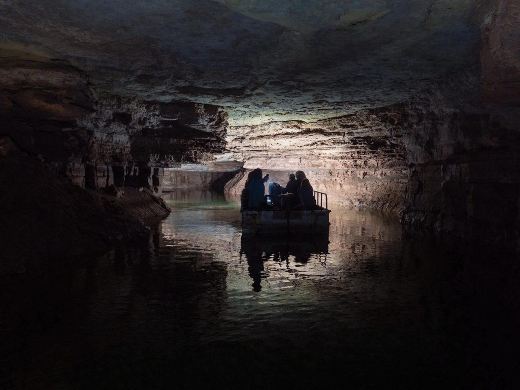 Photo of cave in southern Indiana