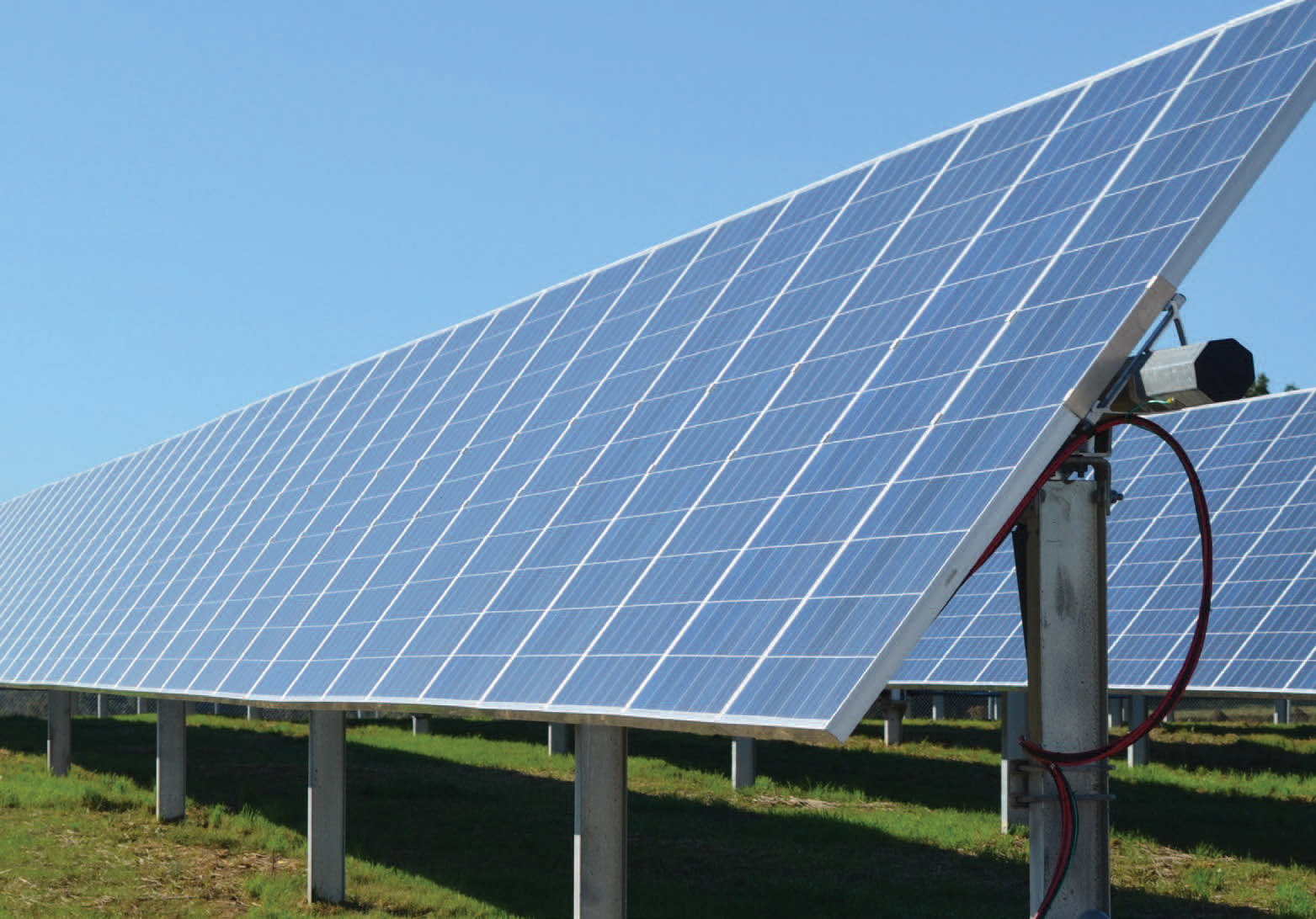 Photo of a solar panel