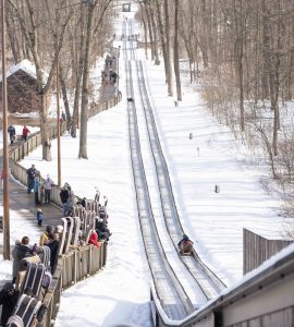 Toboggan run at Pokagon State Park