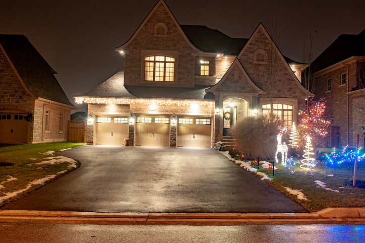 Decorated house