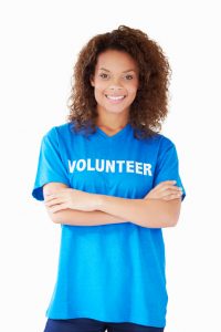 Picture of lady volunteering