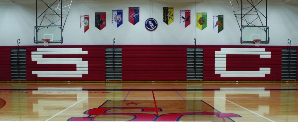 Photo of South Central School gym