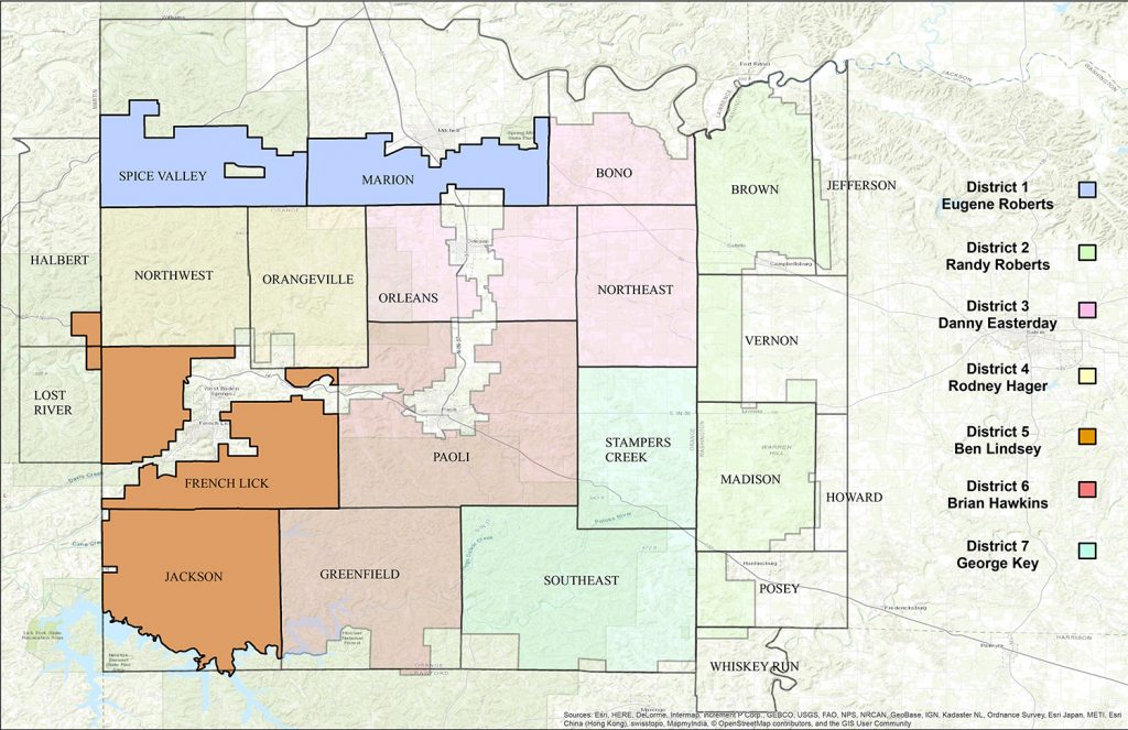 Orange County REMC District Map