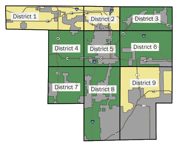 Steuben County REMC District Map