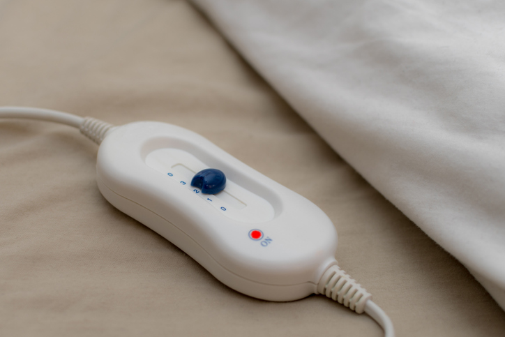 Photo of an electric blanket