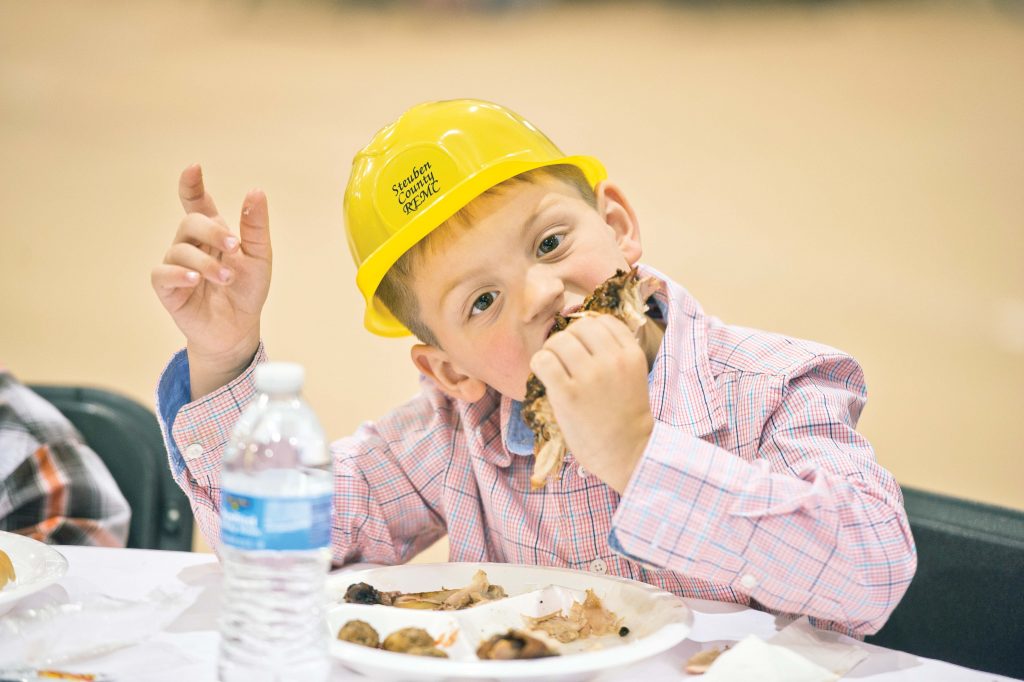 Photo of boy at Steuben County REMC Annual Meeting