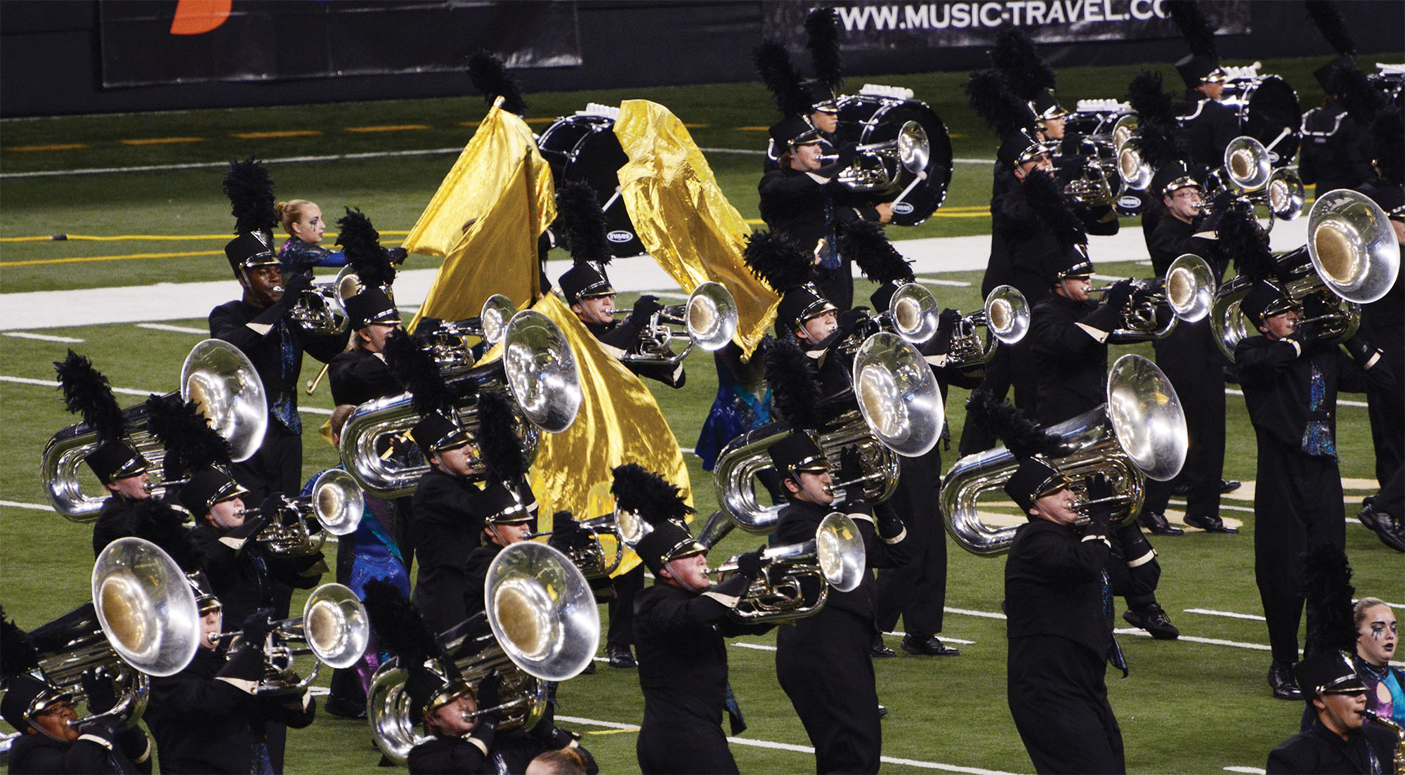 Photo of Avon marching band