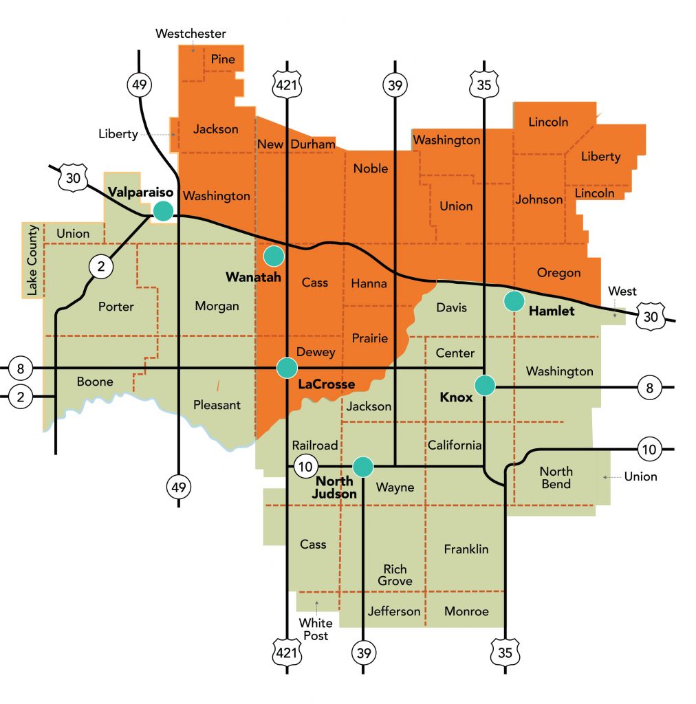 Map of right-of-way maintenance