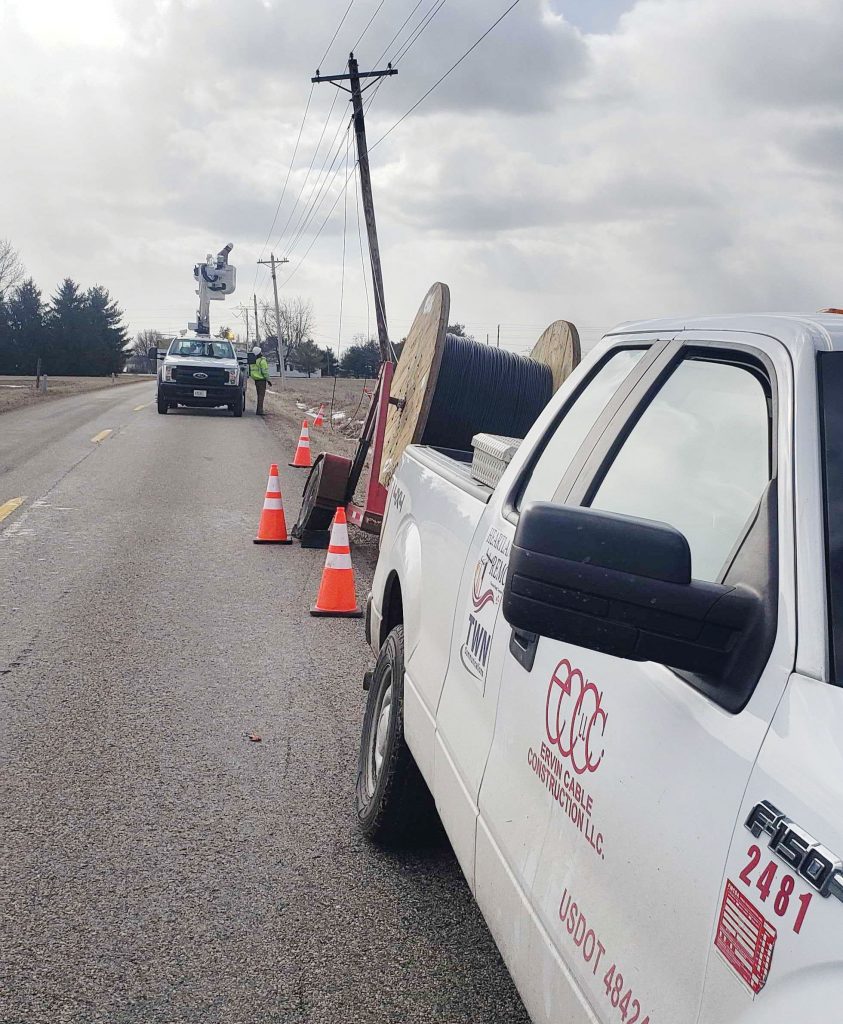 Photo of fiber truck