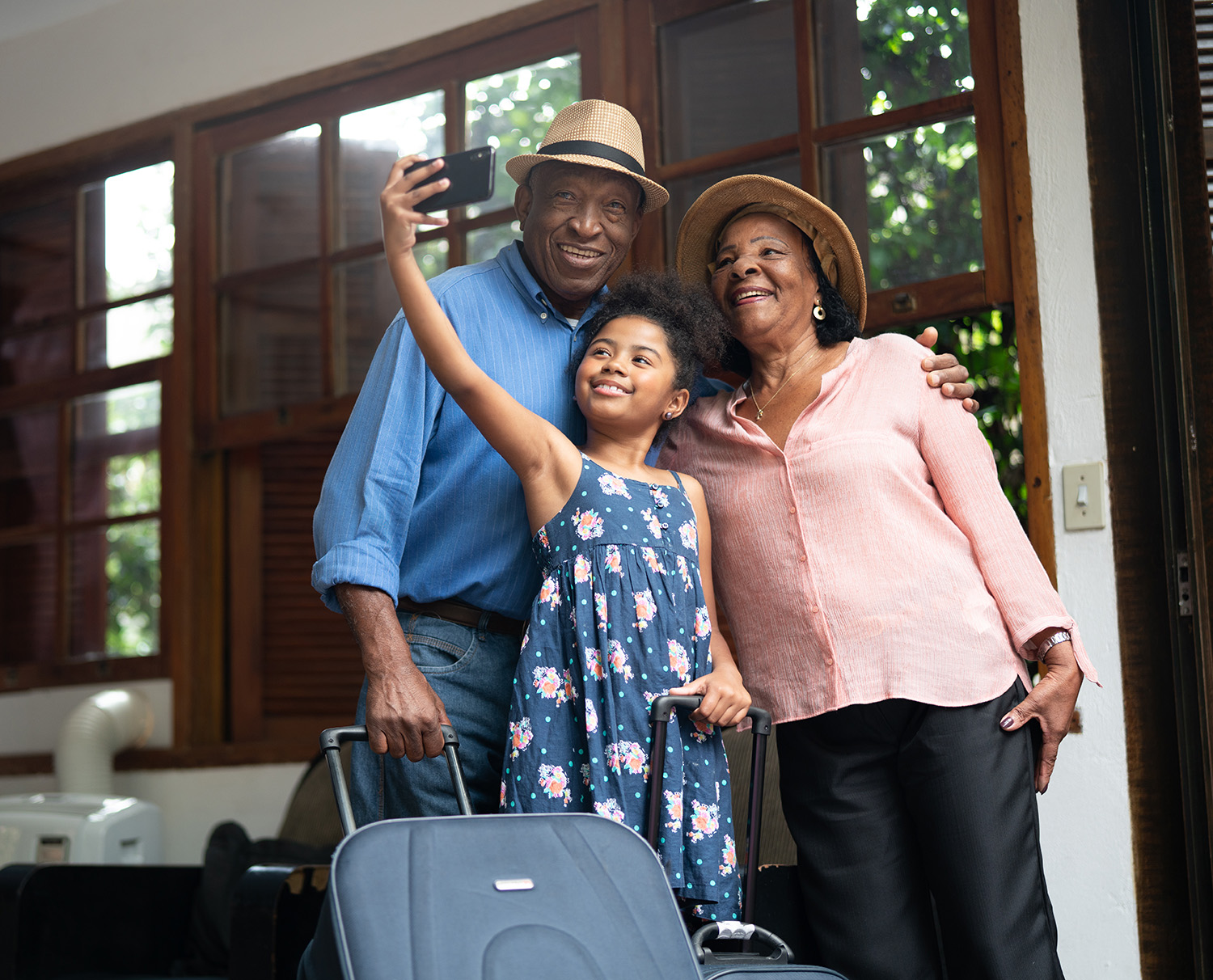 Couple with grandchild