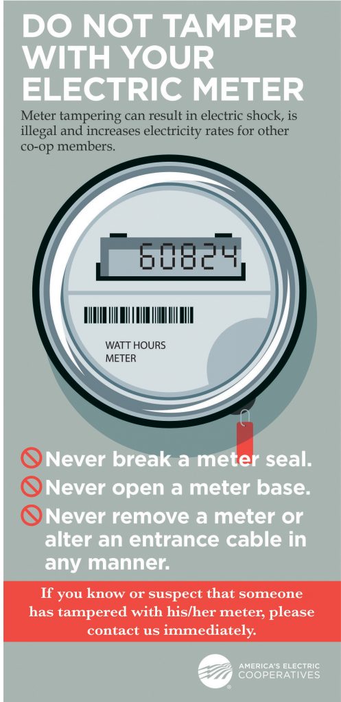 Meter tampering ad