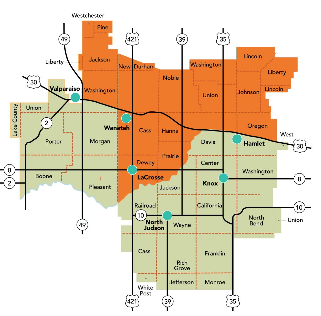 Spraying map for KV REMC