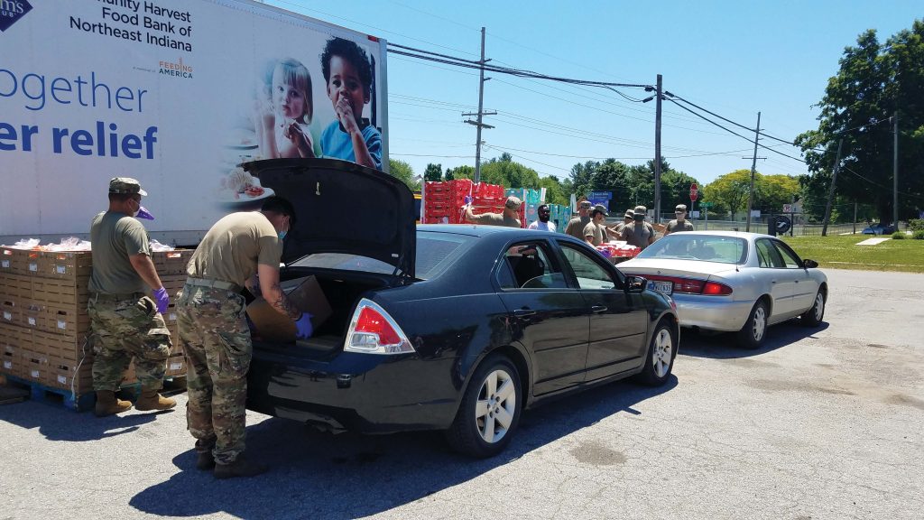 Photo of Community Harvest Food Bank food drive