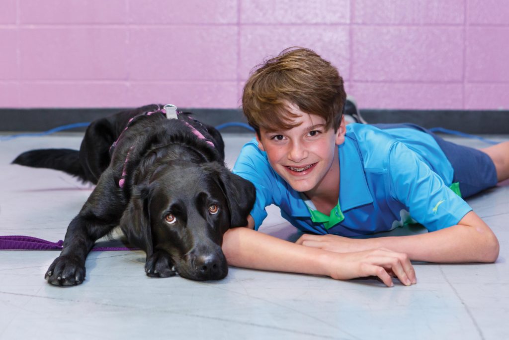 Collin with dog Maj