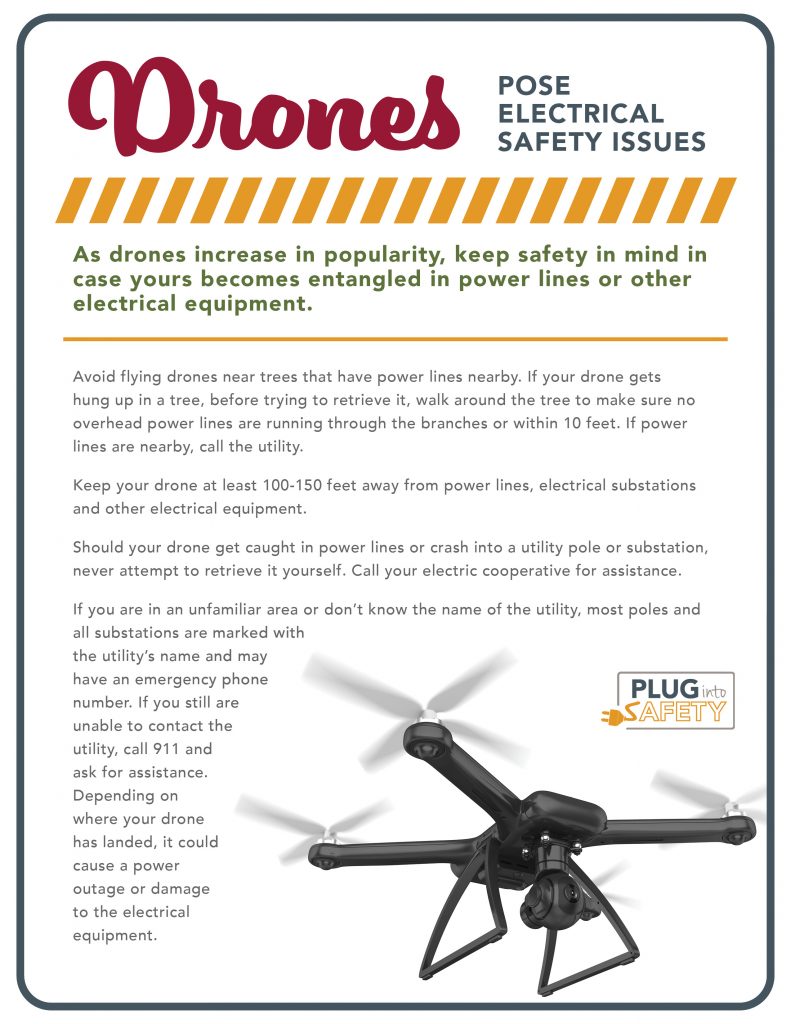 Drone safety graphic