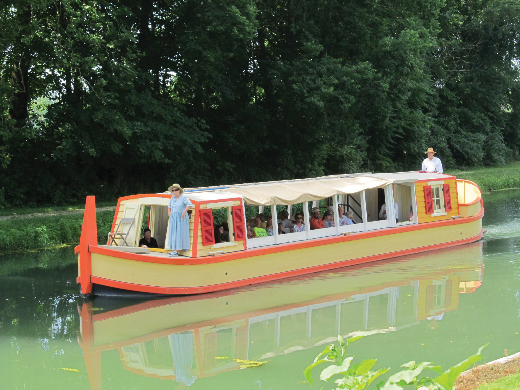 Photo of a canal boat