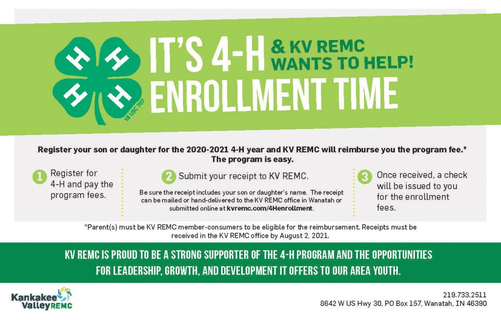 4-H enrollment ad