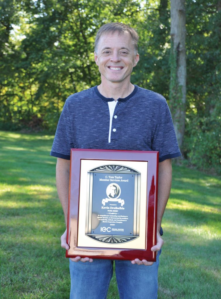 Kevin Dreibelbis with Tom Taylor Award
