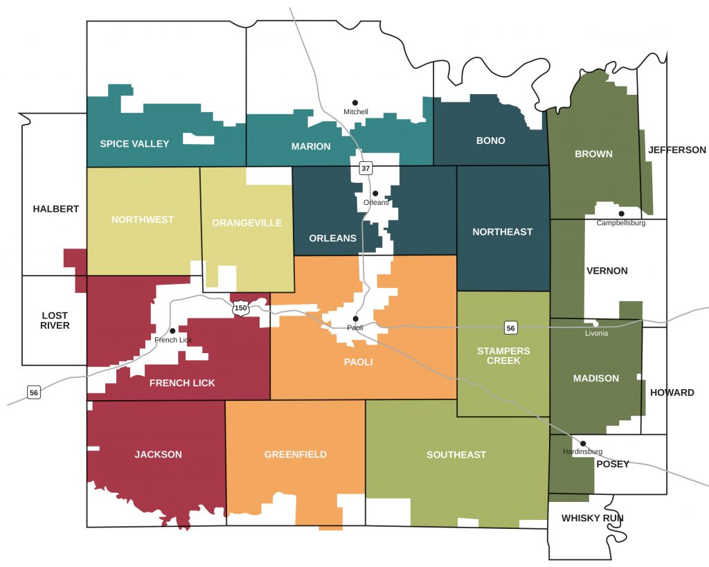 Orange County REMC territory map