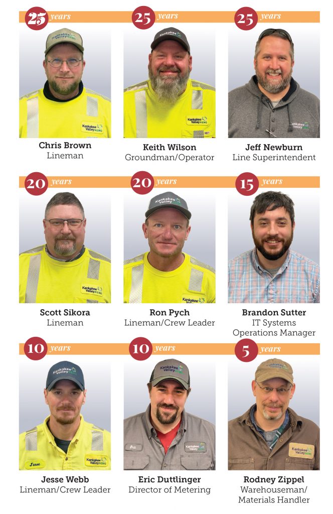 Employee safety honorees