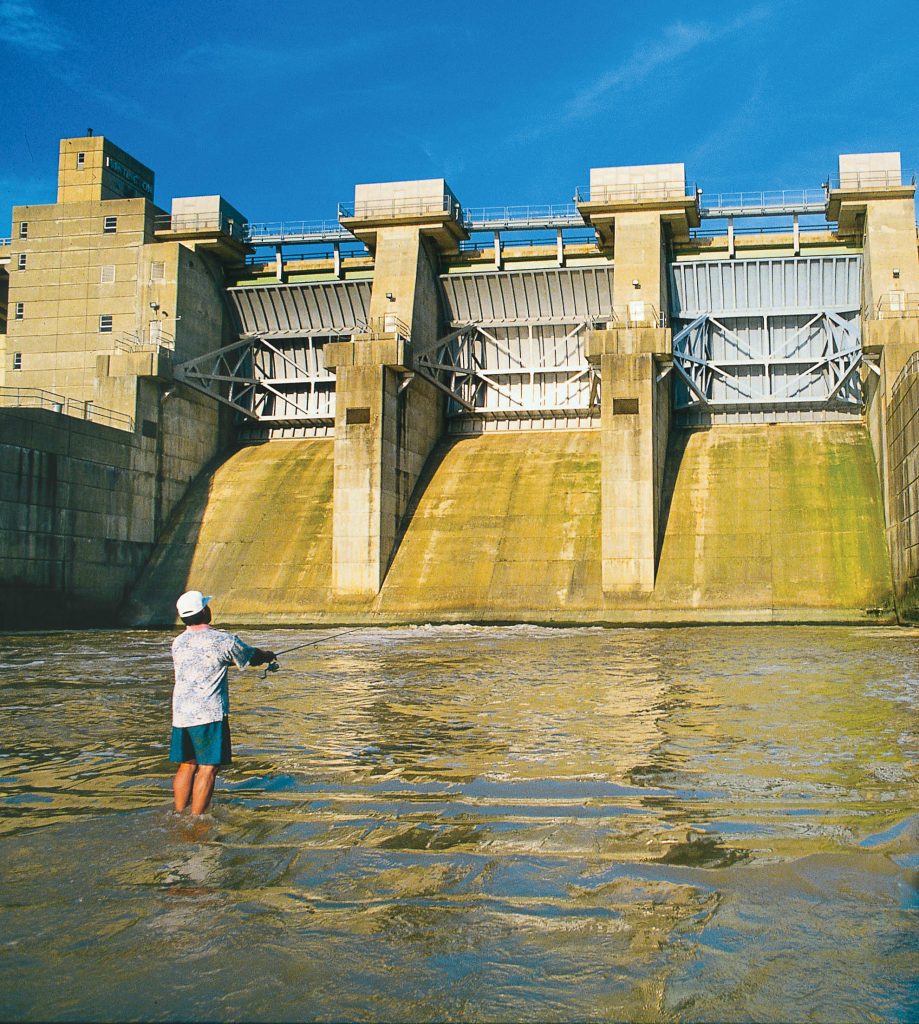 Person fishing