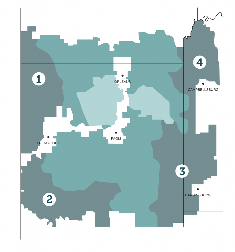 Fiber map for Orange County Fiber