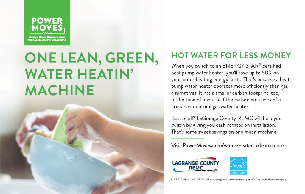 Heat pump water heater ad