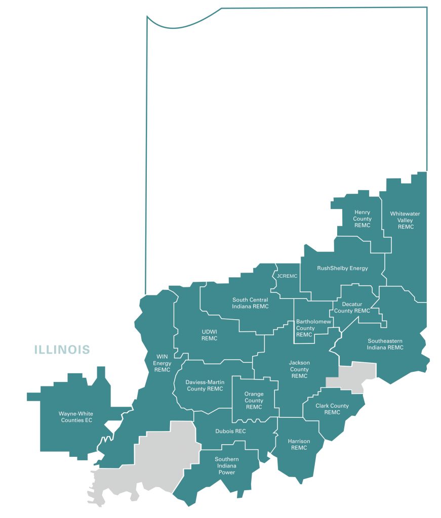 Hoosier Energy Map