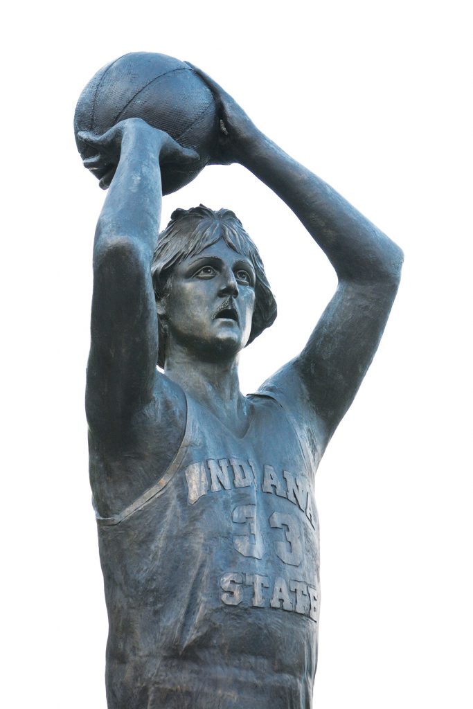 Larry Bird statue