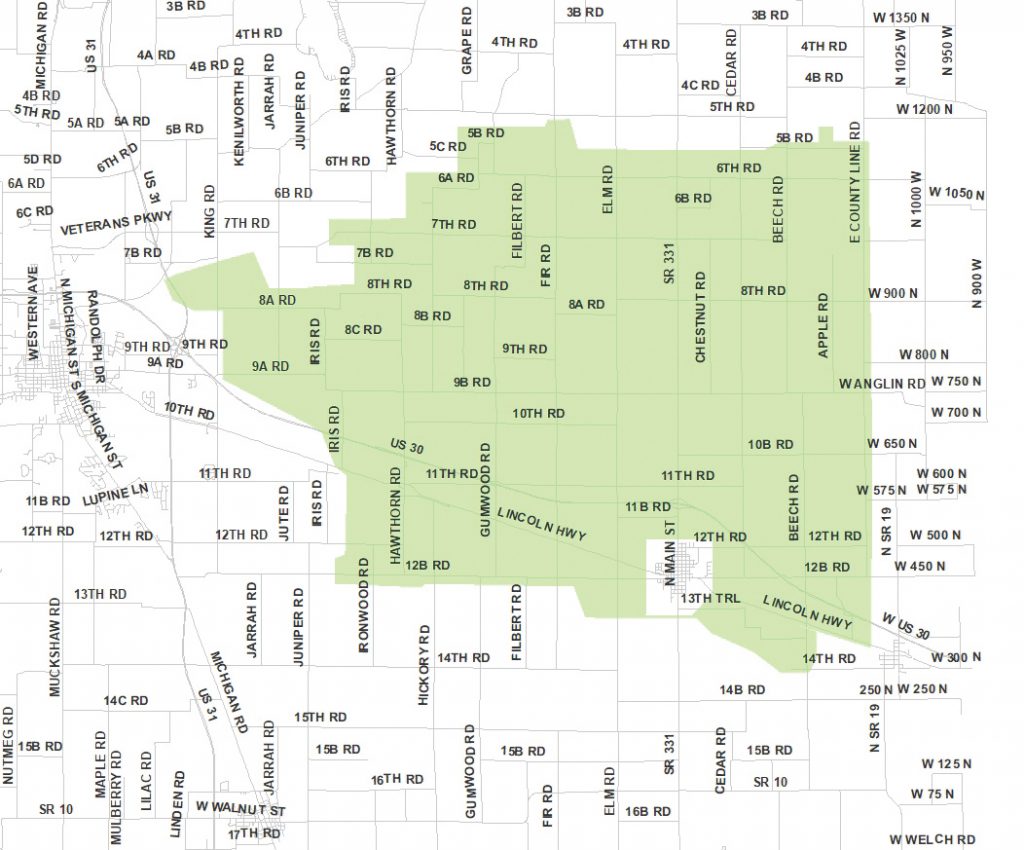Marshall County FIber map