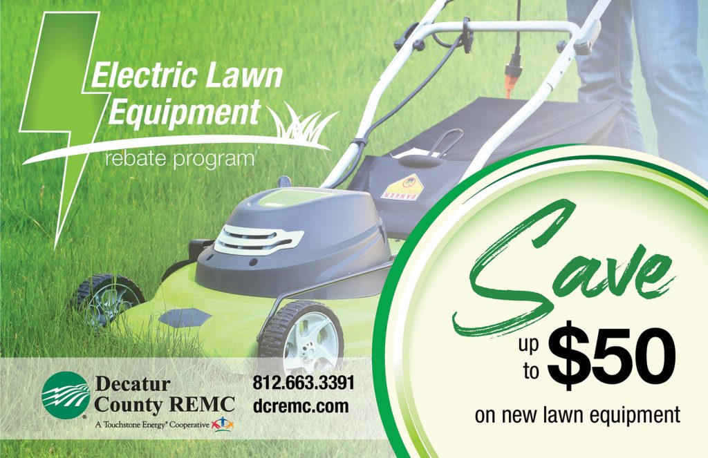 Decatur Electric Lawn Equipment Rebate Ad