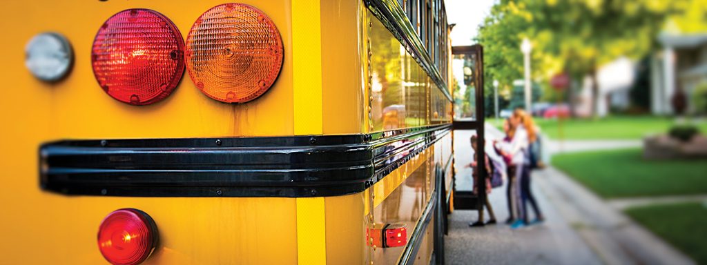 School bus scene