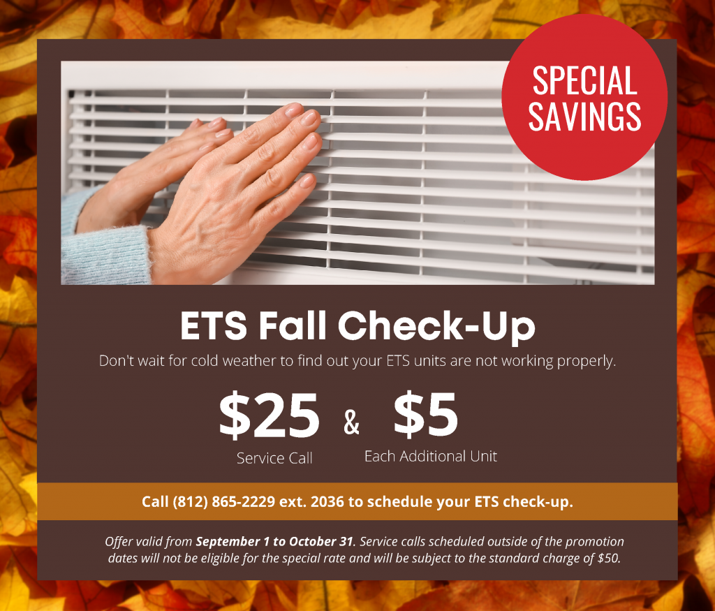 ETS Fall Check-up Ad