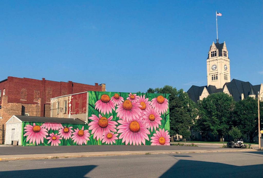 Mural in Rensselaer