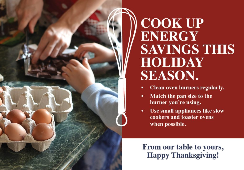 Thanksgiving energy saving ad
