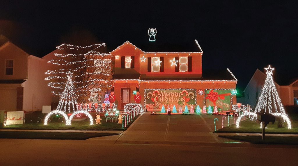Decorated house