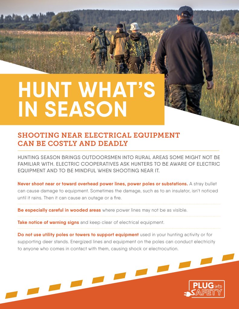 Hunting safety graphic